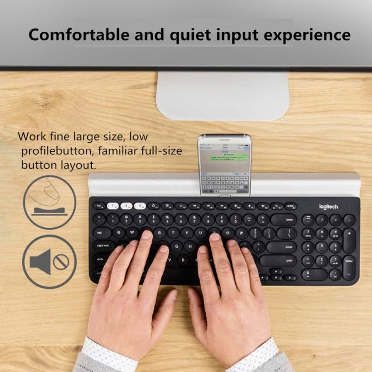 Logitech K780 Multi-device Bluetooth + Unifying Dual Mode Wireless Keyboard with Stand (Black) - free shipping - PMC TechLife - Order now!