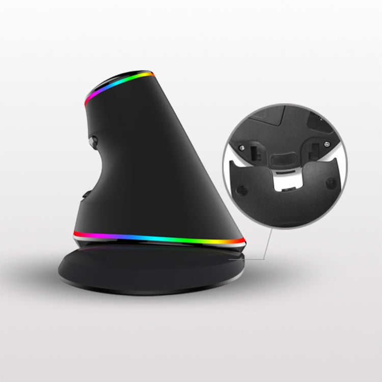 DELUX M618 Plus RGB Wired Optical Mouse Ergonomic Vertical Mouse 4000DPI - free shipping - PMC TechLife - Order now!