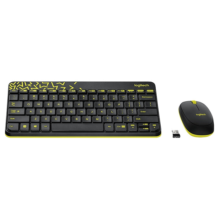 Logitech MK240 Nano Wireless Keyboard and Mouse Set(Black) - Wireless Keyboard by Logitech | Online Shopping South Africa | PMC TechLife | Buy Now Pay Later Mobicred