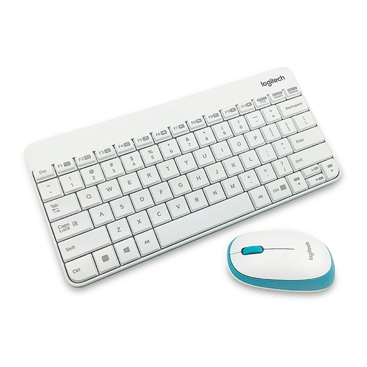 Logitech MK245 Nano Wireless Keyboard Mouse Set (White) - Wireless Keyboard by Logitech | Online Shopping South Africa | PMC Jewellery | Buy Now Pay Later Mobicred