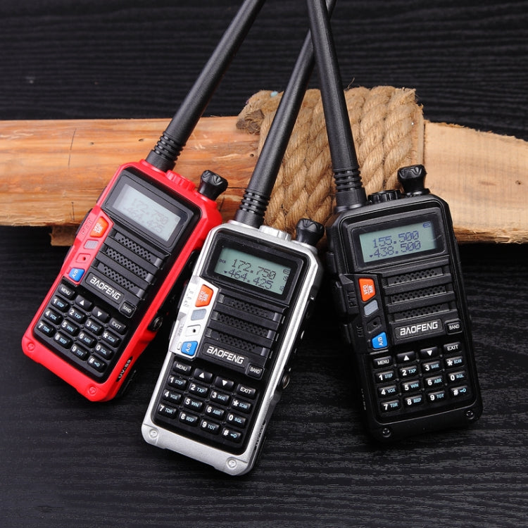 Baofeng BF-UV5R Plus S9 FM Interphone Handheld Walkie Talkie, EU Plug(Black) - Handheld Walkie Talkie by BAOFENG | Online Shopping South Africa | PMC Jewellery | Buy Now Pay Later Mobicred