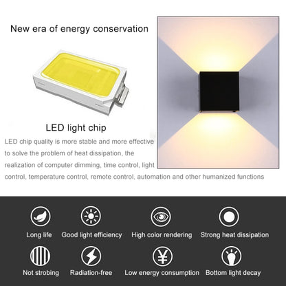 6W Light Shape Adjustable Aluminum Shell COB LED Wall Light, IP65 Waterproof Cubic Shape Outdoor and Indoor Decorative Light for Living Room, Bedroom, Aisle, Hotel, AC 85-265V -  by PMC Jewellery | Online Shopping South Africa | PMC Jewellery