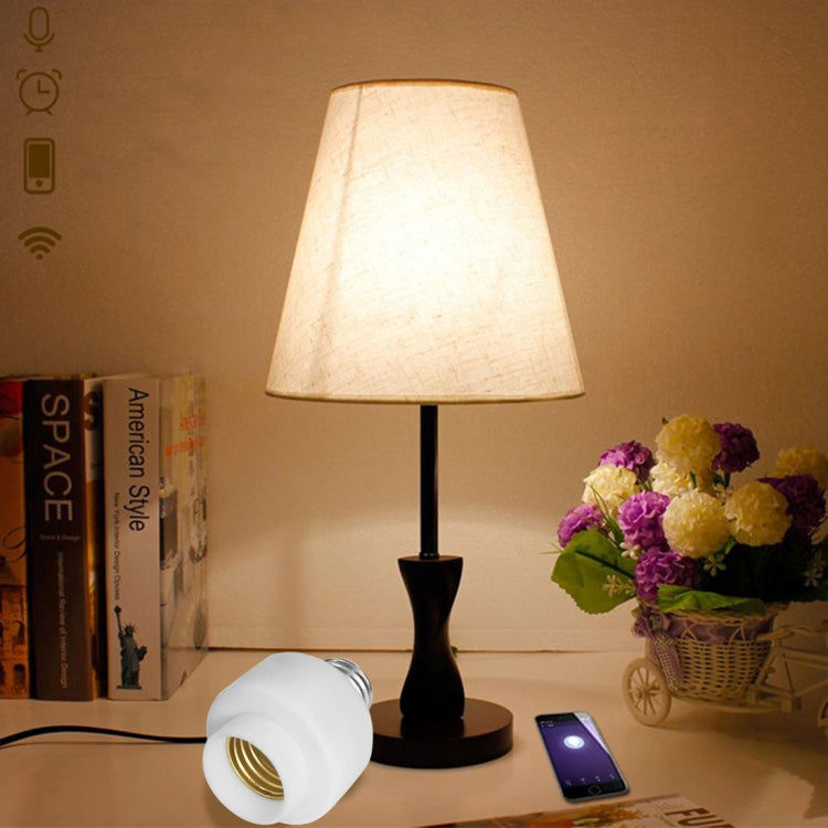 200W Max E27 APP Remote Control WiFi Smart Light Bulb Adapter Lamp Base Works with Alexa Echo & Google Home, AC 100-250V - Lamp Holders & Bases by PMC Jewellery | Online Shopping South Africa | PMC Jewellery