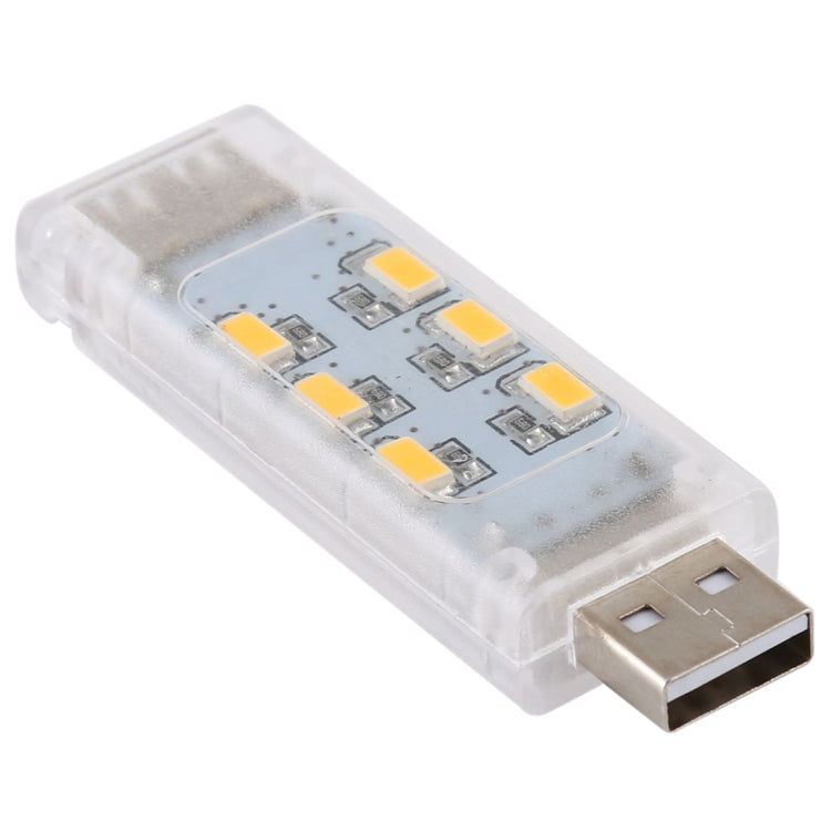 12 LEDs Double Sided Stackable USB Light(Warm White) - free shipping - PMC TechLife - Order now!