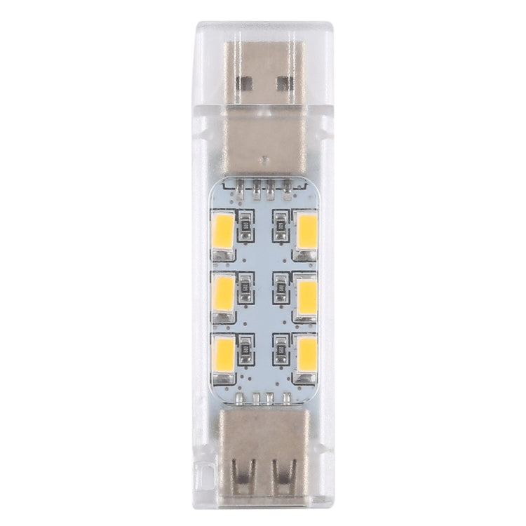 12 LEDs Double Sided Stackable USB Light(Warm White) - free shipping - PMC TechLife - Order now!