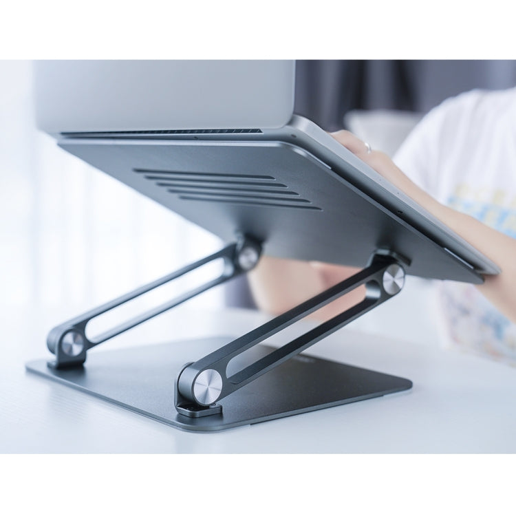 NILLKIN ProDesk Adjustable Aluminum Alloy Laptop Notebook Stand Holder (Silver) - MacBook Holder by NILLKIN | Online Shopping South Africa | PMC Jewellery | Buy Now Pay Later Mobicred