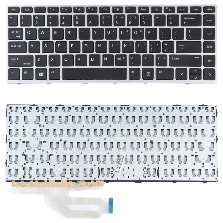 For HP Probook 430 G5 440 G45 445 G5 US Version Keyboard (Silver) - Replacement Keyboards by PMC Jewellery | Online Shopping South Africa | PMC Jewellery