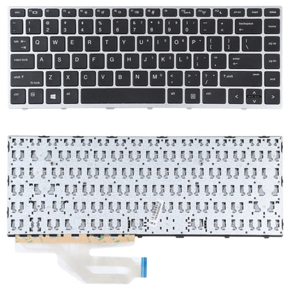 For HP Probook 430 G5 440 G45 445 G5 US Version Keyboard (Silver) - Replacement Keyboards by PMC Jewellery | Online Shopping South Africa | PMC Jewellery