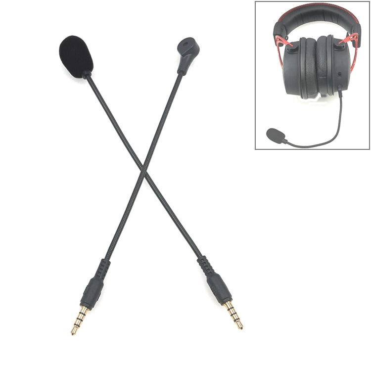 ZJ033MR-03 17cm 4 Level Pin 3.5mm Straight Plug Gaming Headset Sound Card Live Microphone - Microphone by PMC Jewellery | Online Shopping South Africa | PMC Jewellery