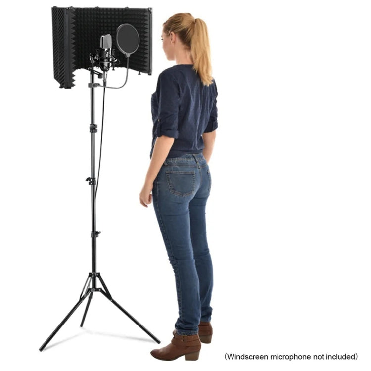 XTUGA UL-03 Live Light Tripod Lift Floor Microphone Stand - Stand by XTUGA | Online Shopping South Africa | PMC Jewellery