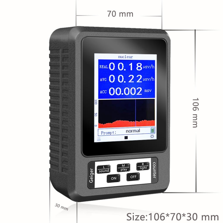 XR1-B Digital Display Nuclear Radiation Detector - free shipping - PMC TechLife - Order now!