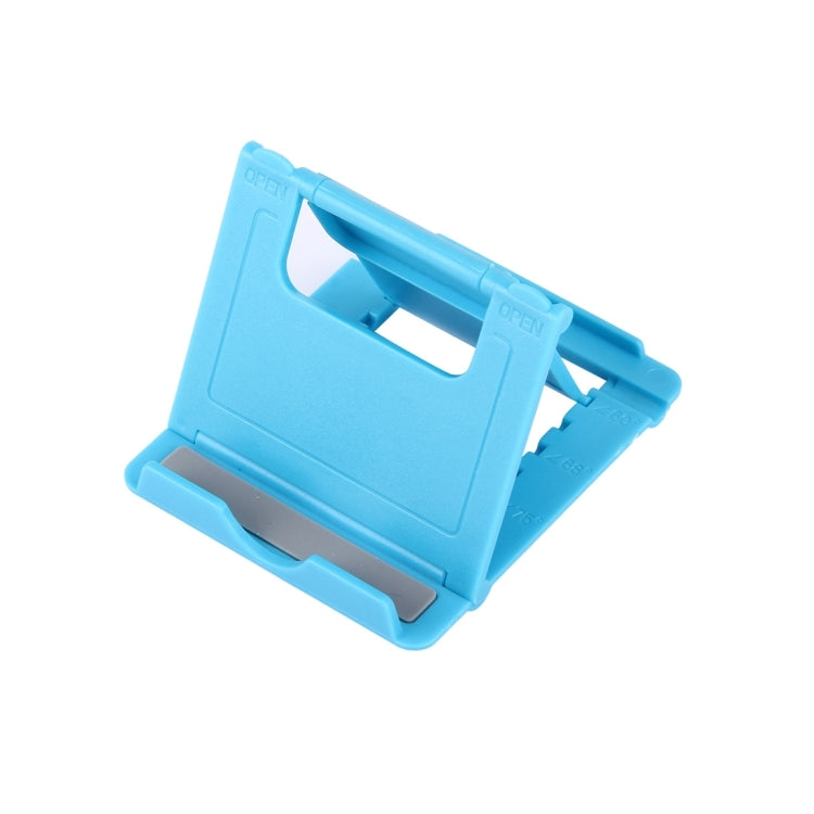 Universal Foldable Mini Phone Holder Stand, Size: 8.3 x 7.1 x 0.7 cm, For iPhone, Samsung, Huawei, Xiaomi, HTC and Other Smartphone, Tablets(Blue) - Desktop Holder by PMC Jewellery | Online Shopping South Africa | PMC Jewellery