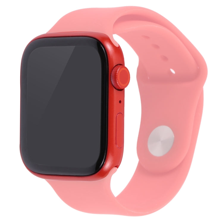 For Apple Watch Series 8 45mm Black Screen Non-Working Fake Dummy Display Model, For Photographing Watch-strap, No Watchband(Red) - Watch Model by PMC Jewellery | Online Shopping South Africa | PMC Jewellery