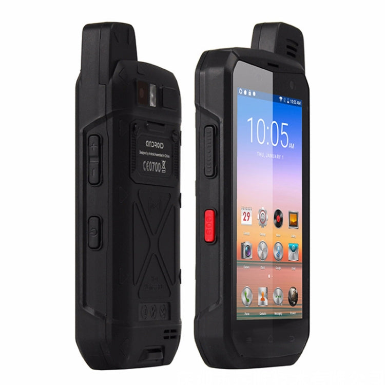 UNIWA B6000 PTT Walkie Talkie Rugged Phone, 2GB+16GB, IP68 Waterproof Dustproof Shockproof, 5000mAh Battery, 4.7 inch Android 9.0 MTK6762 Octa Core up to 2.0GHz, Network: 4G, NFC, OTG (Black) - UNIWA by UNIWA | Online Shopping South Africa | PMC Jewellery