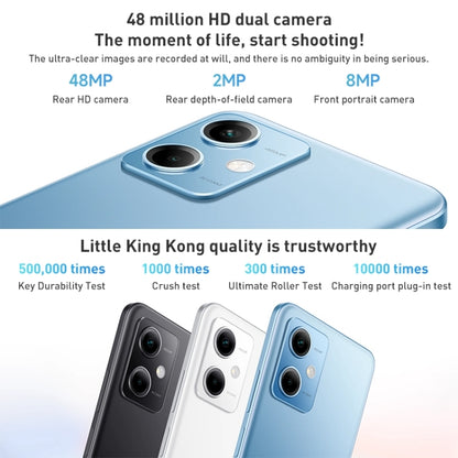 Xiaomi Redmi Note 12 5G, 48MP Camera, 8GB+256GB, Dual Back Cameras, 5000mAh Battery, Side Fingerprint Identification, 6.67 inch MIUI 13 Qualcomm Snapdragon 4 Gen1 Octa Core up to 2.0GHz, Network: 5G, Dual SIM, IR, Not Support Google Play(Black) - Xiaomi Redmi by Xiaomi | Online Shopping South Africa | PMC Jewellery | Buy Now Pay Later Mobicred