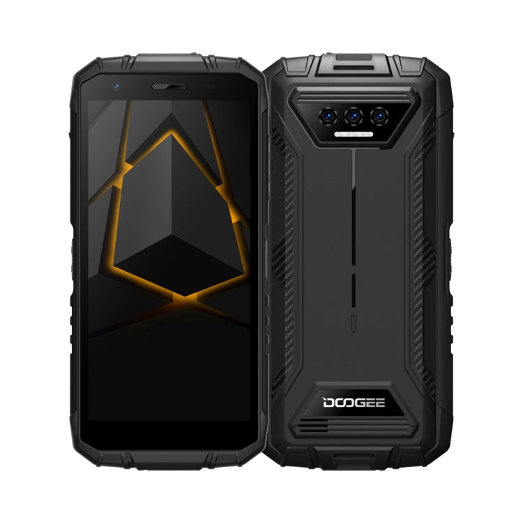 DOOGEE S41 Pro Rugged Phone, 4GB+32GB, IP68/IP69K Waterproof Dustproof Shockproof, Triple AI Back Cameras, 6300mAh Battery, 5.5 inch Android 12.0 MediaTek Helio A22 Quad Core, Network: 4G, NFC (Black) - DOOGEE by DOOGEE | Online Shopping South Africa | PMC Jewellery | Buy Now Pay Later Mobicred