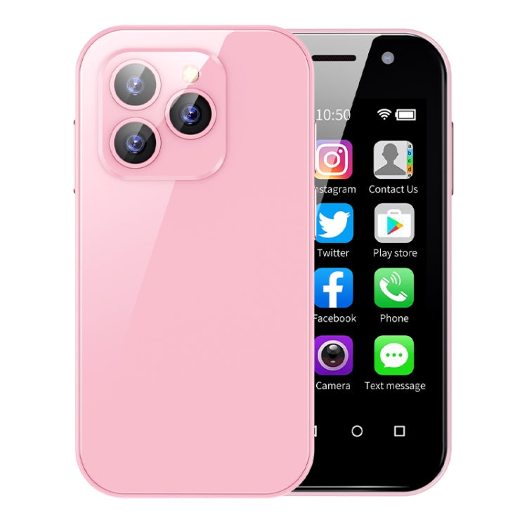 SOYES 14 Pro, 3GB+64GB, Face Recognition, 3.0 inch Android 9.0 MTK6739CW Quad Core up to 1.28GHz, OTG, Network: 4G, Dual SIM, Support Google Play(Pink) - SOYES by SOYES | Online Shopping South Africa | PMC Jewellery