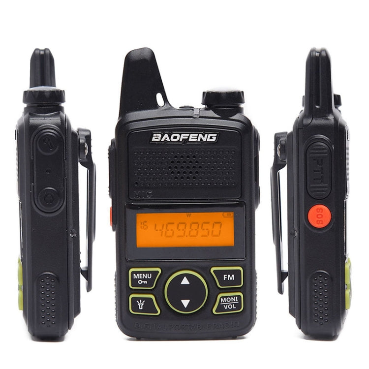 BaoFeng BF-T1 Single Band Radio Handheld Walkie Talkie, EU Plug - free shipping - PMC TechLife - Order now!