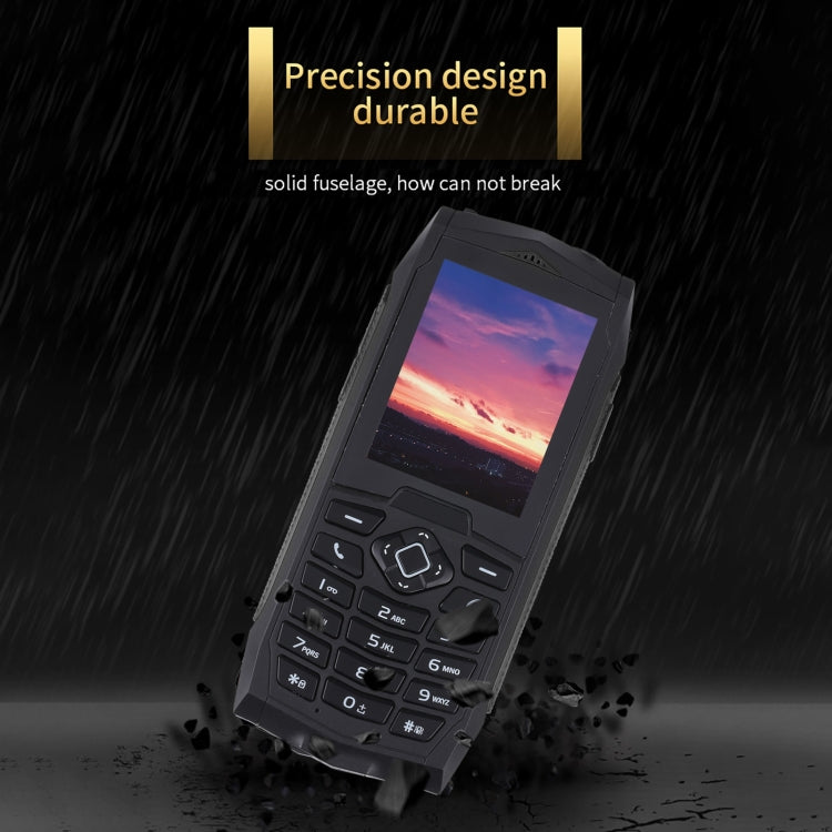 Rugtel R1C Rugged Phone, IP68 Waterproof Dustproof Shockproof, 2.4 inch, MTK6261D, 2000mAh Battery, SOS, FM, Dual SIM(Black) - Others by Rugtel | Online Shopping South Africa | PMC Jewellery