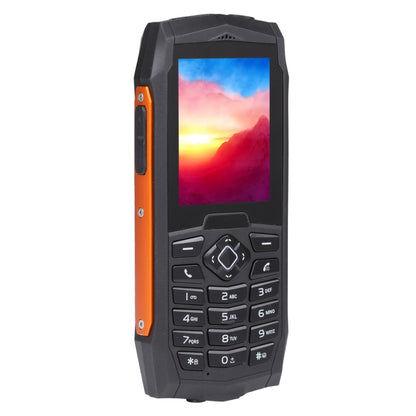 Rugtel R1D Rugged Phone, IP68 Waterproof Dustproof Shockproof, 2.4 inch, MTK6261D, 2000mAh Battery, Loud Box Speaker, FM, Network: 2G, Dual SIM(Orange) - Others by Rugtel | Online Shopping South Africa | PMC Jewellery | Buy Now Pay Later Mobicred