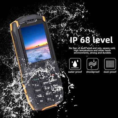 Rugtel R2C Rugged Phone, IP68 Waterproof Dustproof Shockproof, 2.4 inch, MTK6261D, 2500mAh Battery, SOS, FM, Dual SIM (Orange) - Others by Rugtel | Online Shopping South Africa | PMC Jewellery