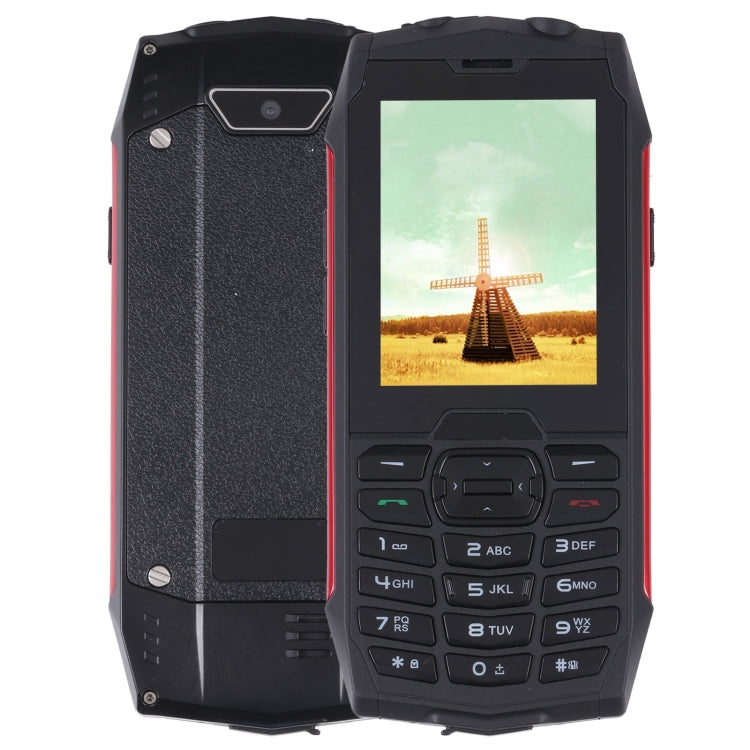 Rugtel R3C Rugged Phone, IP68 Waterproof Dustproof Shockproof, 2.8 inch, MTK6261D, 2000mAh Battery, SOS, FM, Dual SIM(Red) - Others by Rugtel | Online Shopping South Africa | PMC Jewellery | Buy Now Pay Later Mobicred