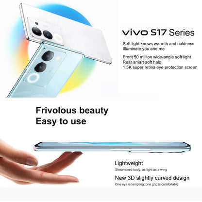 vivo S17 Pro 5G, 50MP Camera, 8GB+256GB, Triple Back Cameras, Srceen Fingerprint Identification, 4600mAh Battery, 6.78 inch Android 13 OriginOS 3 Dimensity 8200 Octa Core up to 3.1GHz, OTG, NFC, Network: 5G(Black) - vivo by vivo | Online Shopping South Africa | PMC Jewellery | Buy Now Pay Later Mobicred