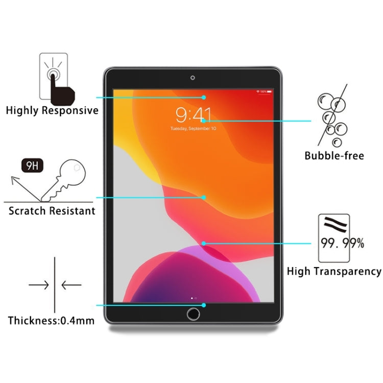 25 PCS For iPad 10.2 2021 / 2020 / 2019 9H 2.5D Tempered Glass Film - More iPad Tempered Glass by ENKAY | Online Shopping South Africa | PMC Jewellery | Buy Now Pay Later Mobicred