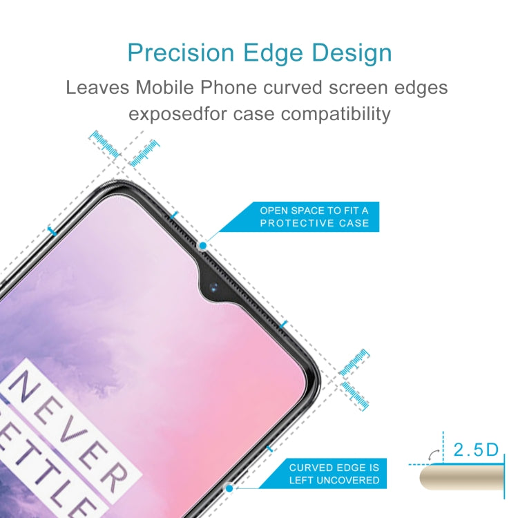 2 PCS 0.26mm 9H 2.5D Tempered Glass Film for OnePlus 7 - free shipping - PMC TechLife - Order now!