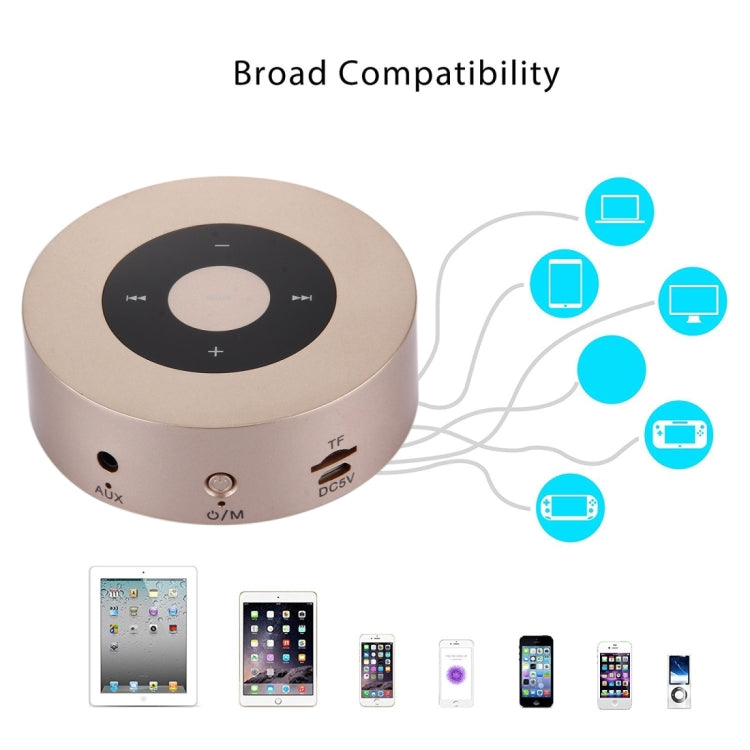 A8 Portable Stereo Bluetooth Speaker Built-in MIC, Support Hands-free Calls / TF Card / AUX IN (Pink) - Desktop Speaker by PMC TechLife | Online Shopping South Africa | PMC TechLife