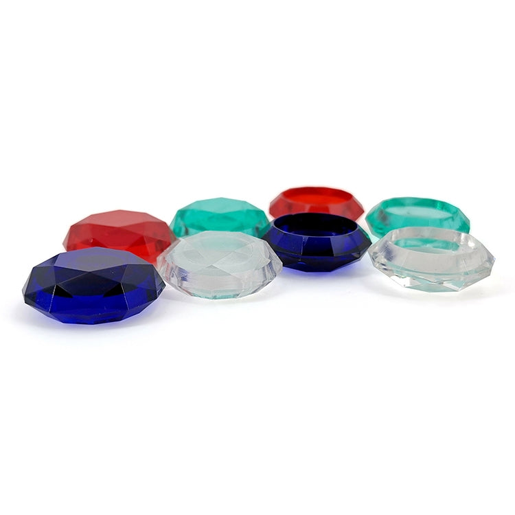 2 PCS Diamond Texture Games Grip Caps for PS5(Clear White) - Cases by PMC TechLife | Online Shopping South Africa | PMC TechLife