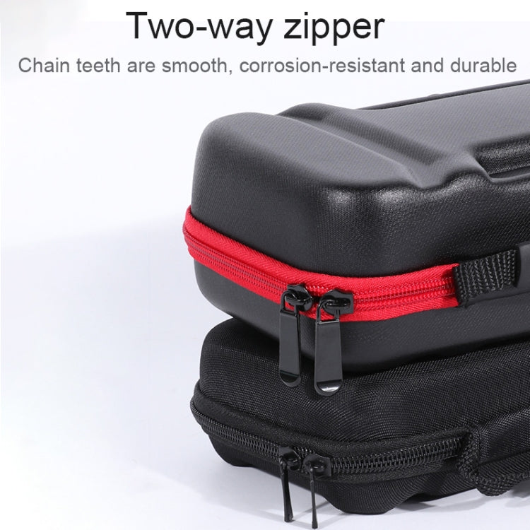 Portable EVA Storage Bag Protective Case Handbag with Holder Function for Nintendo Switch Console, Size: 26x12.5x7cm(Black Red) - Bags by PMC TechLife | Online Shopping South Africa | PMC TechLife