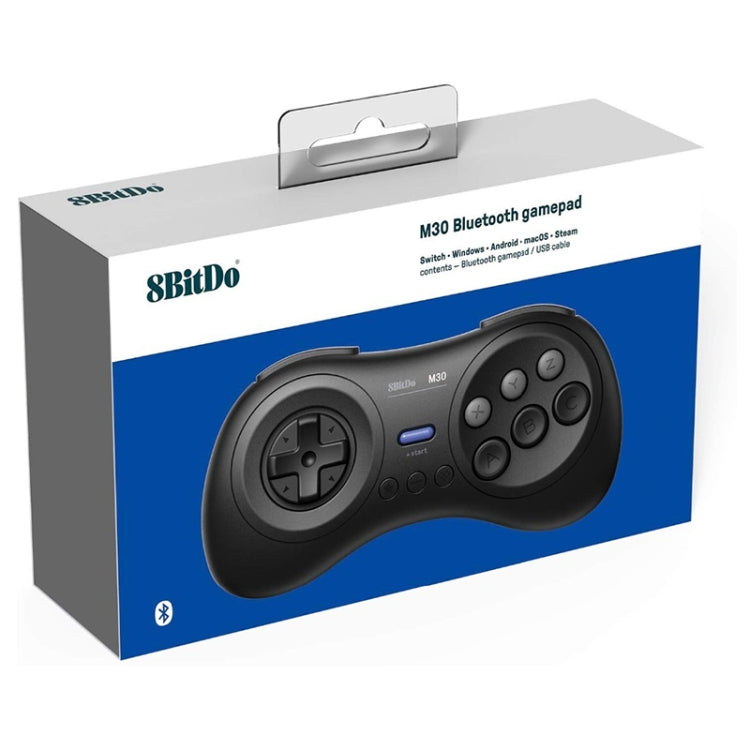 8BitDo M30 Bluetooth Gamepad for Nintendo Switch, Mac OS, Android, Steam, Windows (Black) - Controller Gamepad by 8BitDo | Online Shopping South Africa | PMC Jewellery | Buy Now Pay Later Mobicred