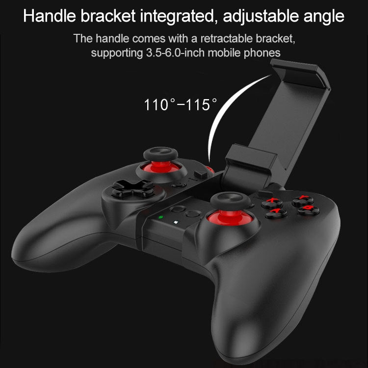 MB-838(X5Plus) Bluetooth 4.0 + 2.4G Wireless Dual-mode Gamepad with Retractable Bracket, Support Android / IOS Direct Connection and Direct Play - Controller Gamepad by PMC Jewellery | Online Shopping South Africa | PMC Jewellery