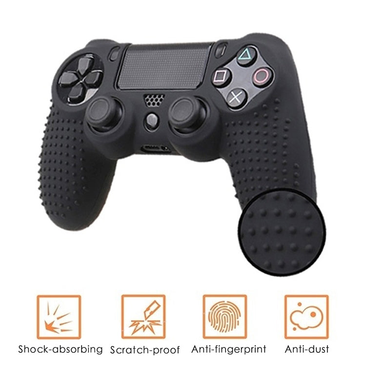 Non-slip Silicone Protective Case for Sony PS4(White) - Cases by PMC TechLife | Online Shopping South Africa | PMC TechLife