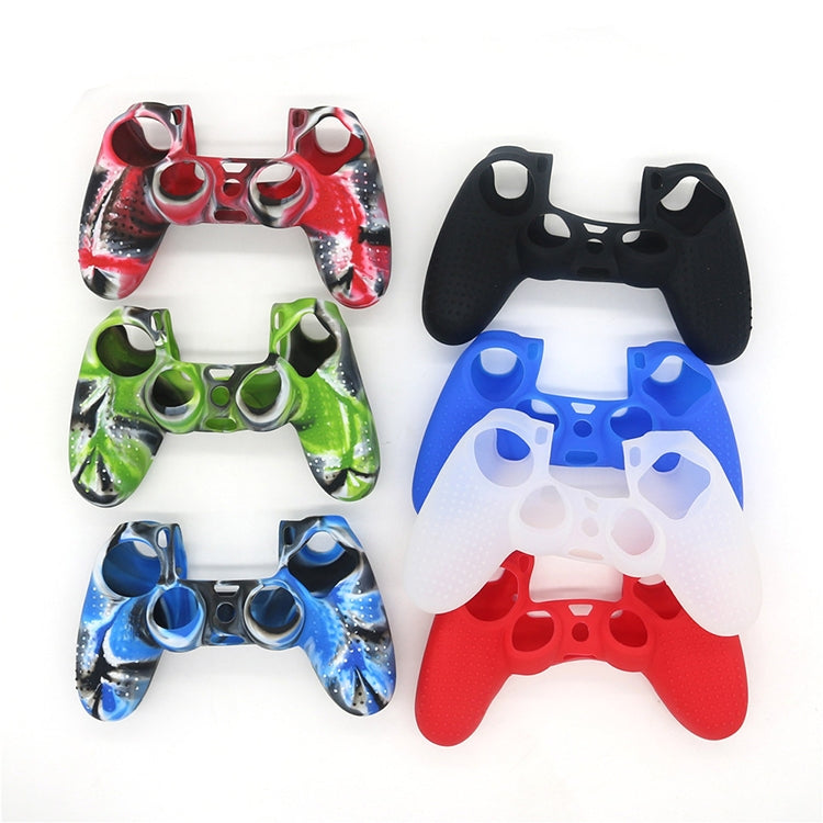 Non-slip Silicone Protective Case for Sony PS4(Black Blue) - Cases by PMC TechLife | Online Shopping South Africa | PMC TechLife