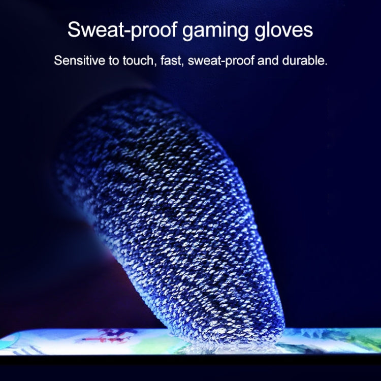 A Pair Nylon + Conductive Fiber Non-slip Sweat-proof Touch Screen Breathable E-sport Gloves - Gaming Finger Sleeves by PMC Jewellery | Online Shopping South Africa | PMC Jewellery