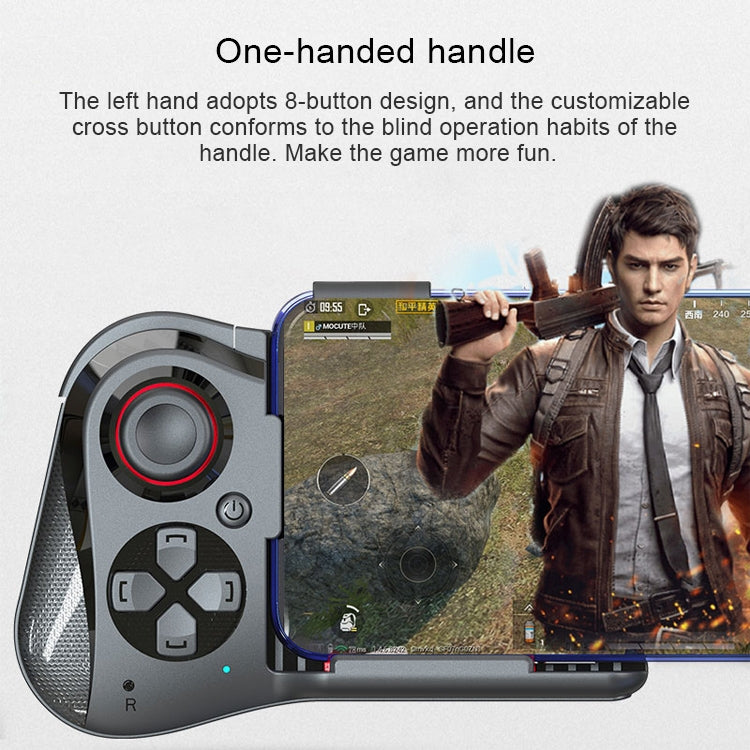 MOCUTE-059 Bluetooth 4.0 Dual-mode Left-handed Bluetooth Gamepad for 6.5-7.2-inch Phones, Supports Android / IOS Direct Connection and Direct Play - Controller Gamepad by PMC Jewellery | Online Shopping South Africa | PMC Jewellery