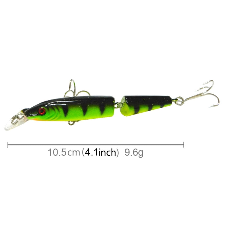 HENGJIA 5 PCS 10.5cm 9.6g 2-section Plastic Hard Baits Fishing Lures Set Tackle Baits - Fishing Lures by HENGJIA | Online Shopping South Africa | PMC TechLife | Buy Now Pay Later Mobicred