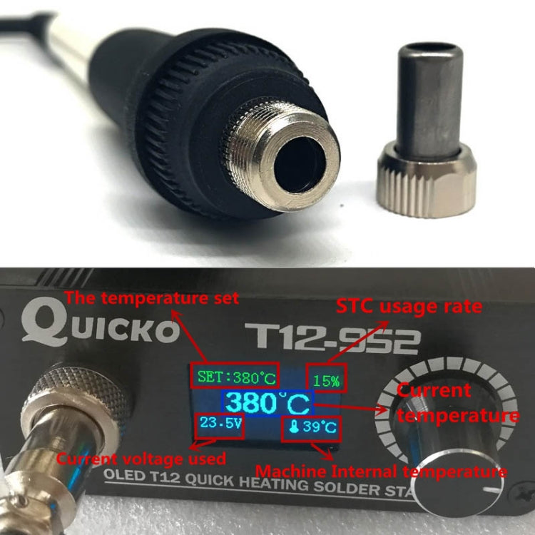 MINI T12-952 LED Soldering Station Electronic Welding Iron Portable Welding Tool - Electric Soldering Iron by PMC TechLife | Online Shopping South Africa | PMC TechLife
