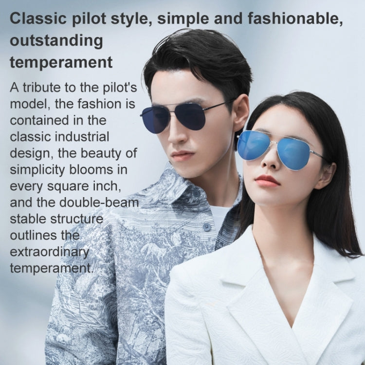 Original Xiaomi Mijia Sunglasses Pilota (Grey) - Sunglasses by Xiaomi | Online Shopping South Africa | PMC Jewellery | Buy Now Pay Later Mobicred