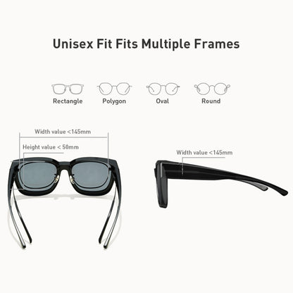 Original Xiaomi Mijia UV400 Polarized Sunglasses Compatible with Myopia Glasses - Sunglasses by Xiaomi | Online Shopping South Africa | PMC Jewellery