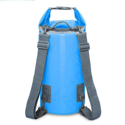 Outdoor Waterproof Dry Dual Shoulder Strap Bag Dry Sack, Capacity: 20L (Blue) - Waterproof Bags by PMC Jewellery | Online Shopping South Africa | PMC Jewellery