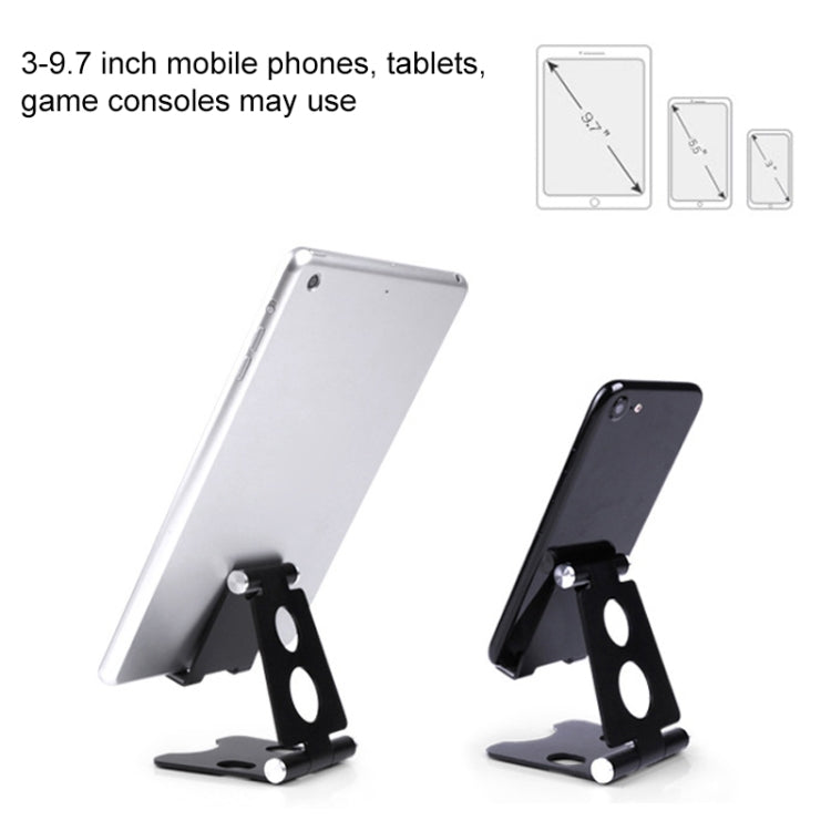 ROOSTAND R2 Aluminum Alloy Mobile Desktop Tablet Bracket Double Folding Lazy Artifact, Size: 6.4x7x9cm(Rose Red) - Desktop Holder by PMC TechLife | Online Shopping South Africa | PMC TechLife