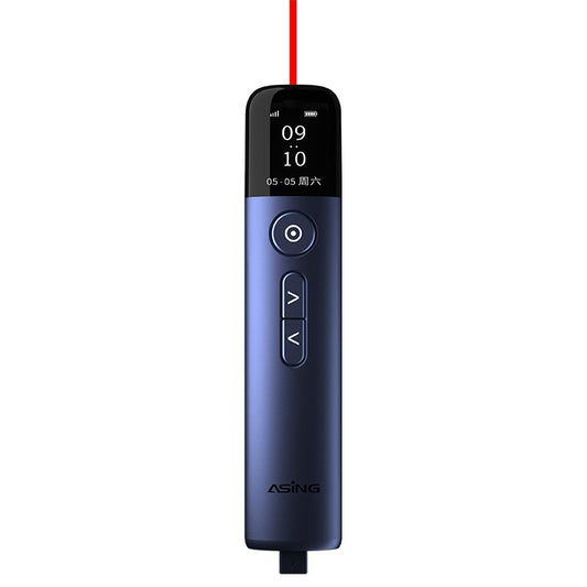 ASiNG A9 128MB Red Light Multifunctional PPT Touch Laser Page Turning Pen Wireless Presenter(Blue) -  by ASiNG | Online Shopping South Africa | PMC Jewellery | Buy Now Pay Later Mobicred