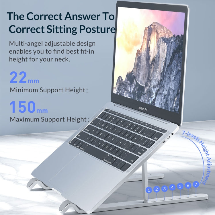 ORICO PFB-A24 POM Foldable Laptop Stand(White) - free shipping - PMC TechLife - Order now!