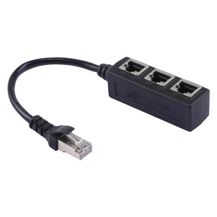 1 to 3 Socket LAN Ethernet Network RJ45 Plug Splitter Extender - Lan Cable and Tools by PMC Jewellery | Online Shopping South Africa | PMC Jewellery