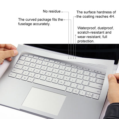 4 in 1 Notebook Shell Protective Film Sticker Set for Microsoft Surface Book 13.5 inch(Silver) - Screen & Keyboard Cover by PMC Jewellery | Online Shopping South Africa | PMC Jewellery