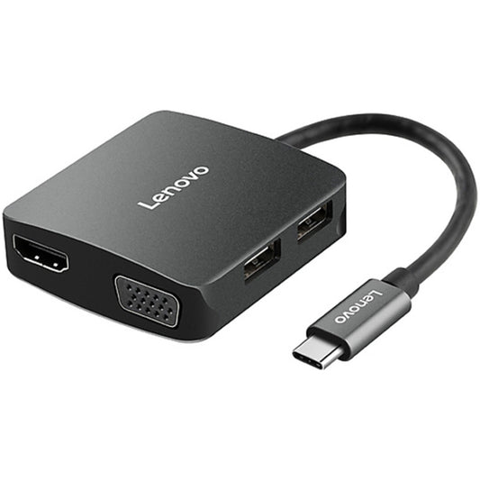 Lenovo C06 6 In 1 Type-C / USB-C to HDMI / VGA Universal Converter Docking Station - Cable & Adapters by Lenovo | Online Shopping South Africa | PMC Jewellery | Buy Now Pay Later Mobicred