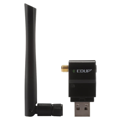 EDUP EP-AC1635 600Mbps Dual Band Wireless 11AC USB Ethernet Adapter 2dBi Antenna for Laptop / PC(Black) - USB Network Adapter by EDUP | Online Shopping South Africa | PMC Jewellery